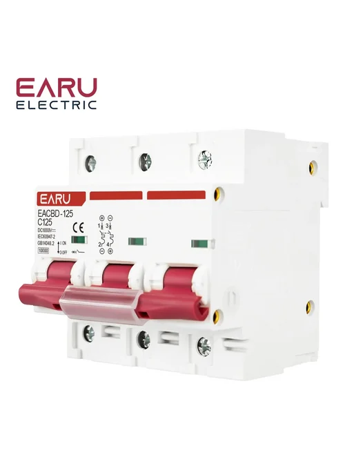 EARU Мини-автомат EARUELECTRIC EACBDC DC 1P 125A, вариант, фото 5