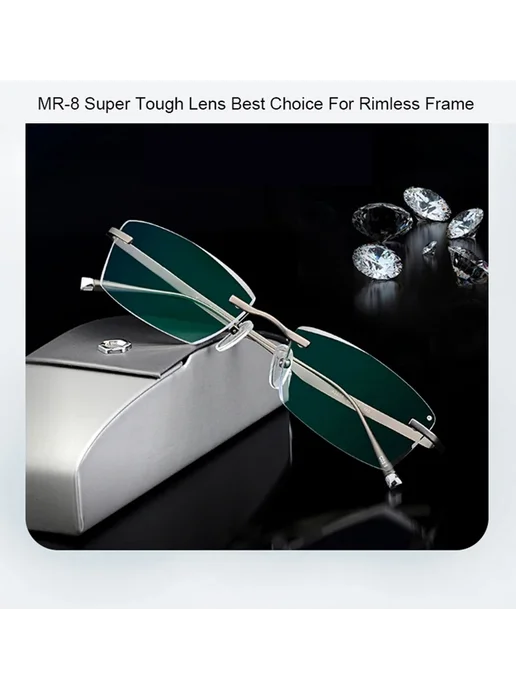 SO SMOOTH WIND Линзы Anti Blue Light Lens 1.61 для очков MR-8, синий, фото 6