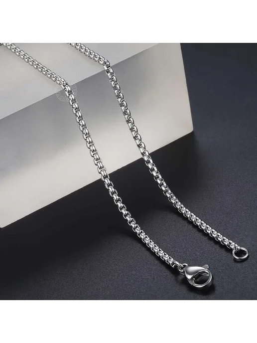 Trendsmax Цепочка-ожерелье gunmetal Color KN221 18inch 45cm, 24inch 60cm, фото 7