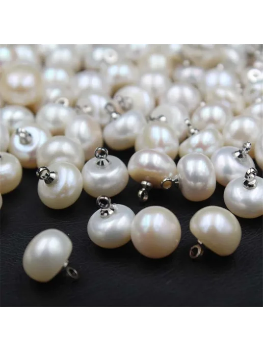 Нет бренда Жемчужные пуговицы Natural pearl pink 5 шт, 5 шт, фото 3