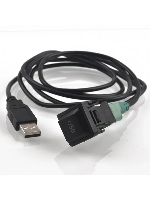 Нет бренда Автомобильный USB-адаптер «сделай сам», аудио USB-кабель, пе, вариант