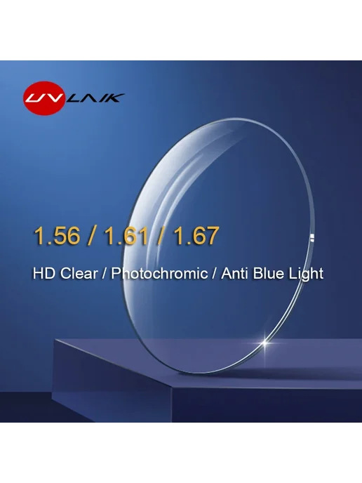 UVLAIK Асферические линзы 1.56 Anti Blue Light, синий, фото 2