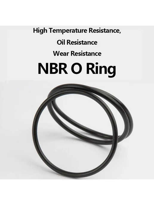 Нет бренда Уплотнительное кольцо NBR черное, OD 41mm, 2.4mm, 50шт, 50 шт, фото 6