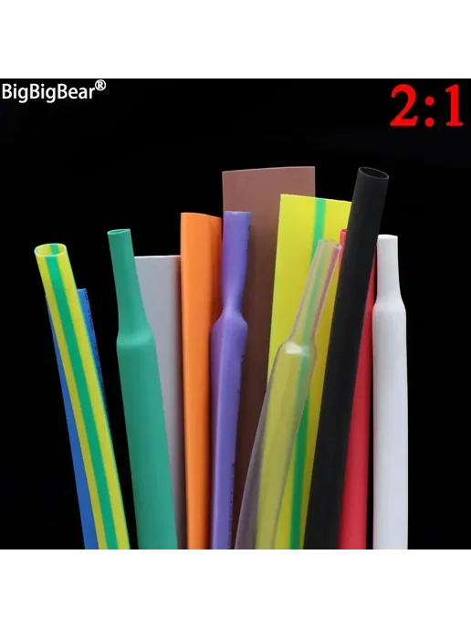 BigBigBear Термоусадочная трубка 2 1 Красный 1 Meter 45mm, красный, фото 2
