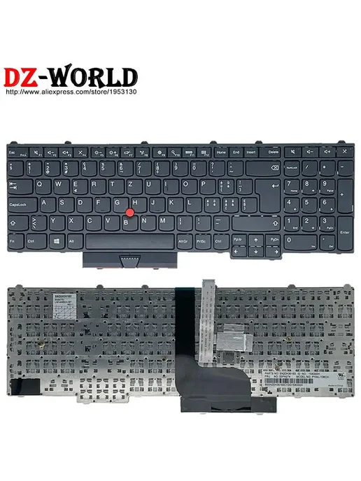 DZ-WORLD Клавиатура для Lenovo ThinkPad P50 P51 P70 P71 CFR, синий, фото 5