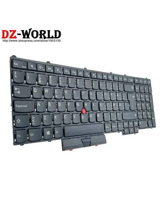 DZ-WORLD Клавиатура для Lenovo ThinkPad P50 P51 P70 P71 CFR, синий, фото 6