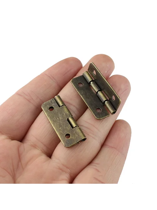 Нет бренда Петли мебельные 30x12 мм, Gold-G45, 30x12 мм, фото 4