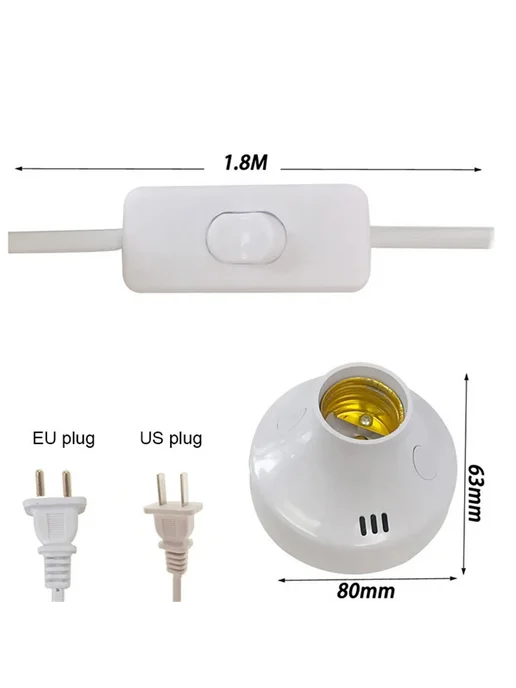 GY Беспроводной пульт для LED лампы E27 EU plug, 1 piece, белый, фото 3