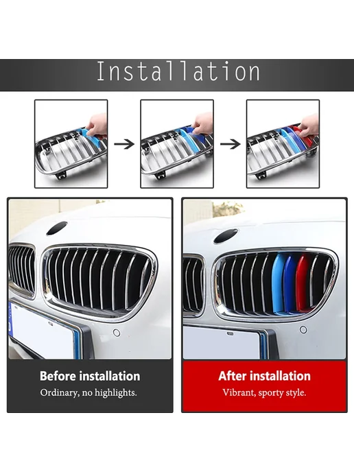 Atreus Накладки решетки BMW X5 E53 Lci (2004-2007), цвет 2004-2007, 2,0042e+07 цв., фото 7