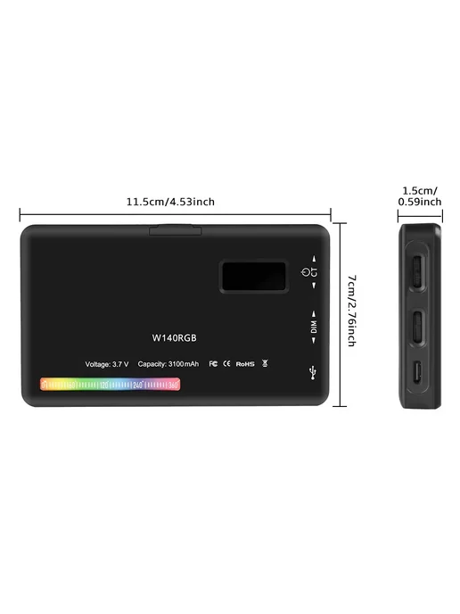 SH W64 RGB видеолампа, W64 RGB, фото 5
