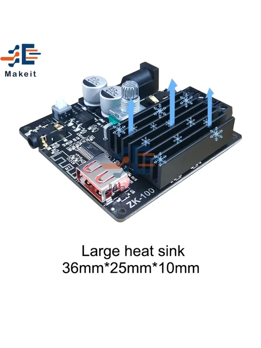 Ziqqucu ZK-1002M Bluetooth усилитель мощности, вариант, фото 4