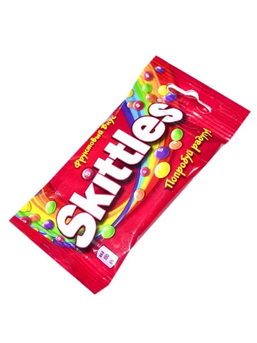 Драже SKITTLES Фрукты в сахарной глазури, 38 г, 6 шт, 38 г, 6 шт, фото 3