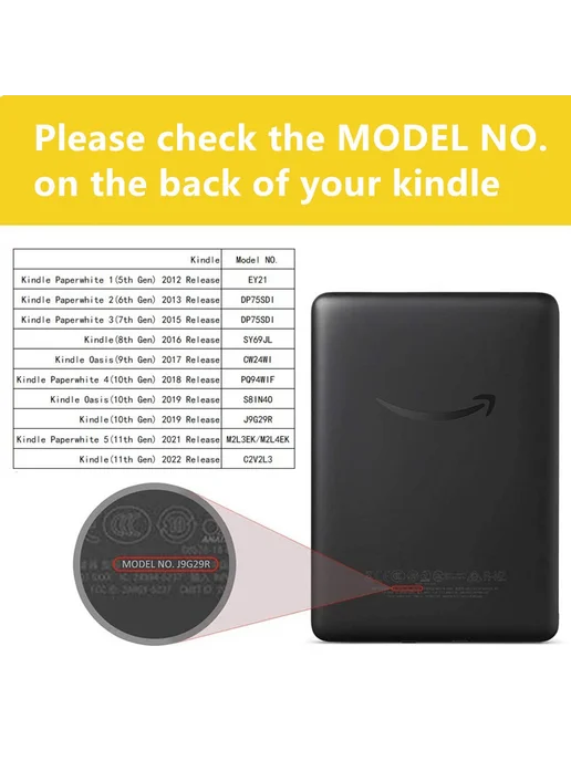 Zimoon Коричневый чехол для Kindle Paperwhite 12 7 6 5 10 11, коричневый, фото 3