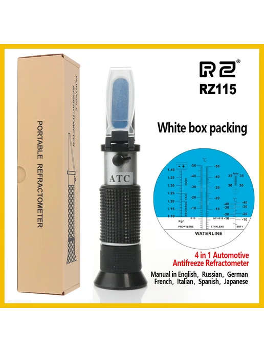 RZ Рефрактометр RZ115 для антифриза, AdBlue и стекла, вариант