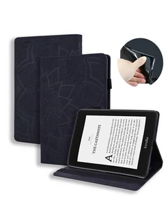 Ecasetok Чехол-кошелек Kindle red flower hf