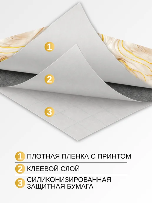 FRAYS DECOR Пленка самоклеящаяся для мебели и кухни, желтый, фото 3