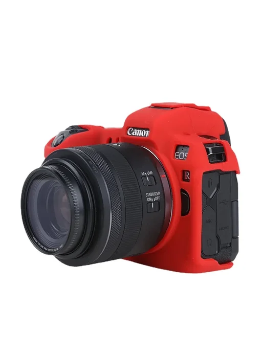 RYH Силиконовый чехол для Canon EOS R камуфляж, черный, фото 7