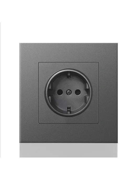 Dani Настенная розетка европейского стандарта с USB-зарядкой для, серый