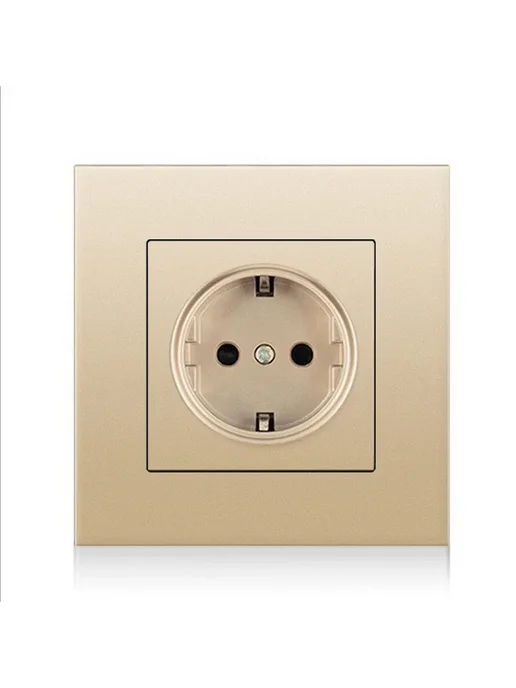 Dani Настенная розетка EU USB-зарядка 110-250 В golden, бежевый