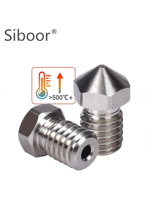 Siboor Форсунка для E3D V6, Цвет 1PCS Nozzle, 6 цв., 1 шт, фото 2