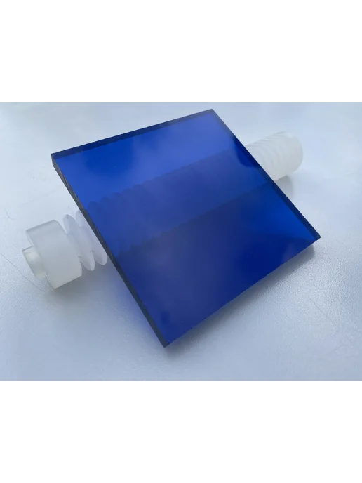 Нет бренда Акриловый лист PMMA 302 Dark Blue, 200x200x5