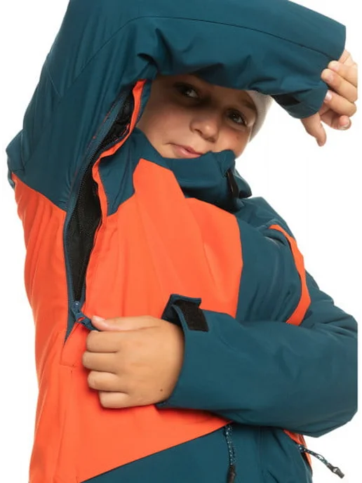 quiksilver Куртка сноубордическая, зеленый, фото 4
