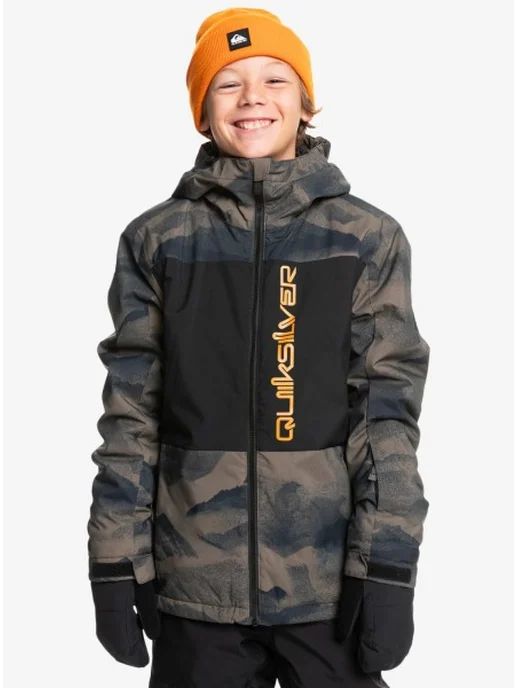 quiksilver Пуховик, коричневый