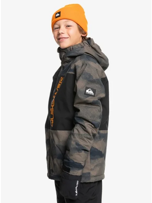 quiksilver Пуховик, коричневый, фото 2