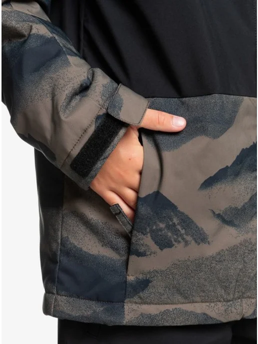 quiksilver Пуховик, коричневый, фото 5
