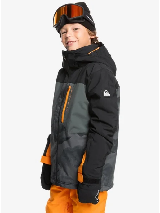 quiksilver Пуховик, черный, фото 2