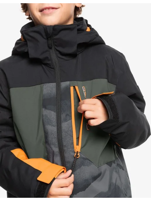 quiksilver Пуховик, черный, фото 5