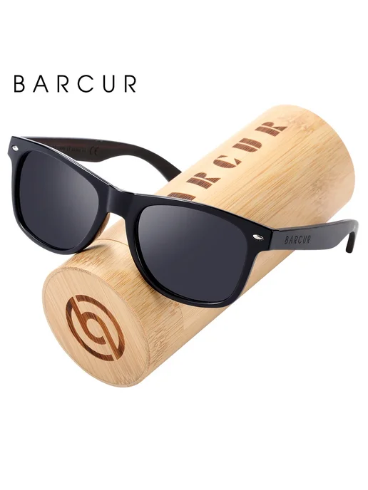 Barcur Очки Polarized Walnut Matte Black, черный, фото 3