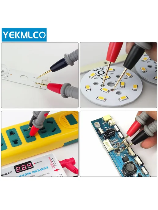 Нет бренда Тестовые провода YEKMLCO для мультиметра 20A 1000V, 20A 1000V, фото 6