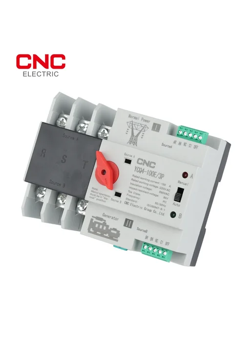 CNC Автоматический резервный переключатель 3 230v 100A, вариант, фото 3