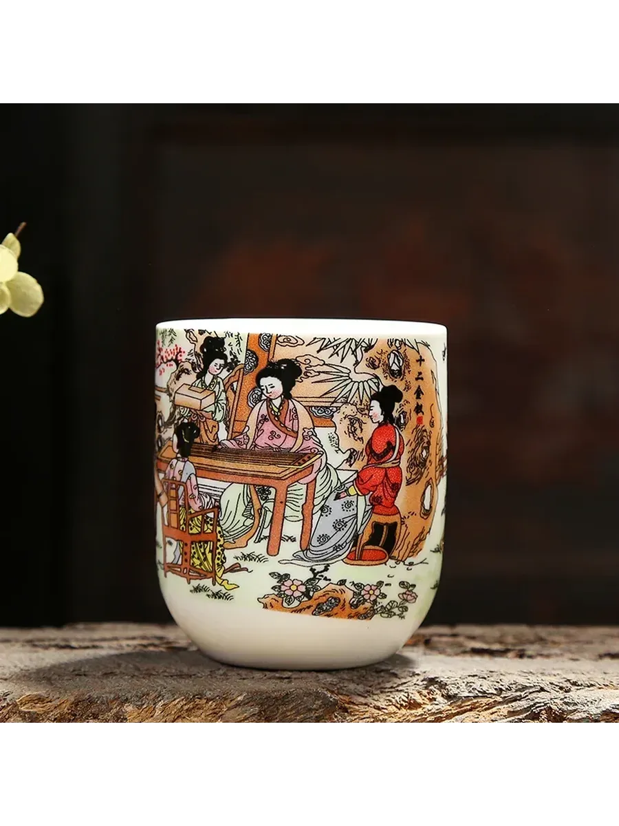 Керамическая чайная чашка, 2 шт, цвет A12
