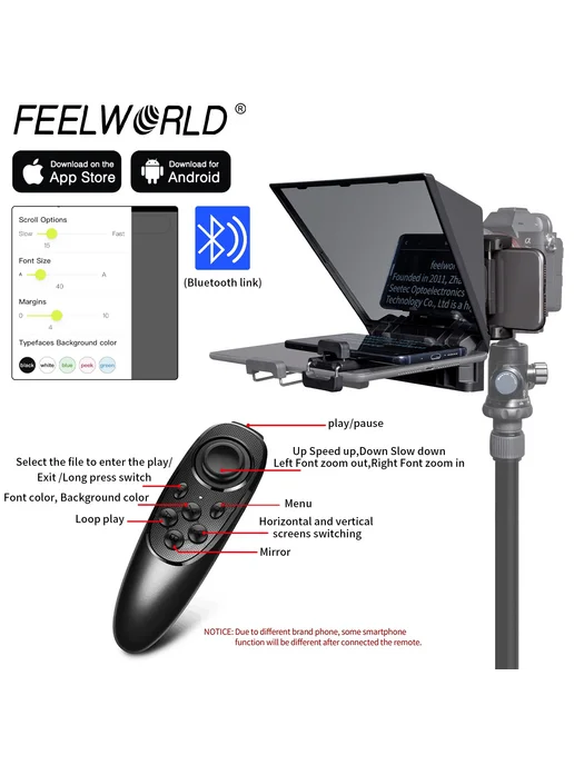 Feelworld TP2 Телесуфлер 8", вариант, фото 4