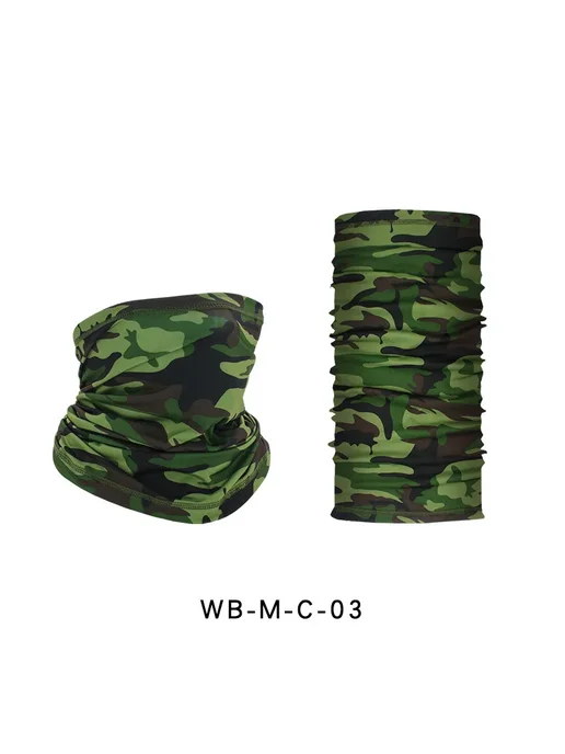 Черная спортивная бандана WB-N-N-01, Спортивная Camo 03