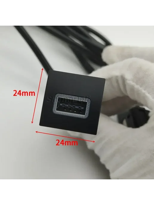 Автомобильное USB зарядное устройство VW Golf 6 MK6 Jetta 5, разъем для 6 MK6, фото 3