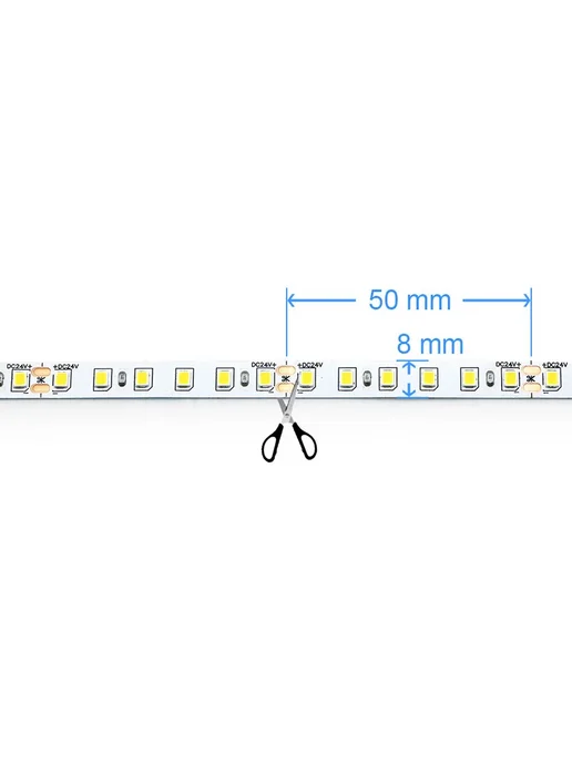 dengsum Светодиодная лента 5м, 4000K, DC 24V, IP65, 5 м, фото 5