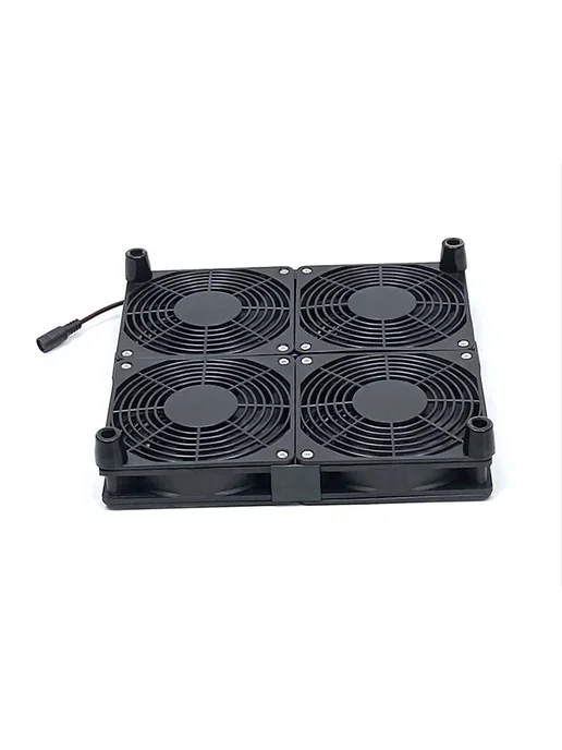 LDYZS 120мм корпус вентелятор 12В Синий, 2 fan 3000RPM, EU R, Двухвентиляторный кулер 120мм 12В, фото 4
