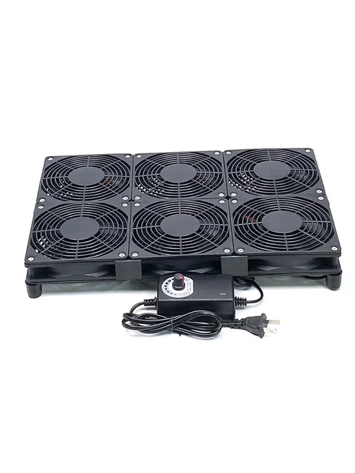 LDYZS 120мм корпус вентелятор 12В Синий, 2 fan 3000RPM, EU R, синий, фото 7