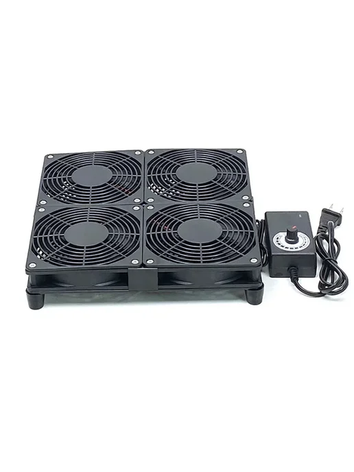LDYZS 120мм корпус вентелятор 12В Синий, 2 fan 3000RPM, EU R, 4 шт, фото 5