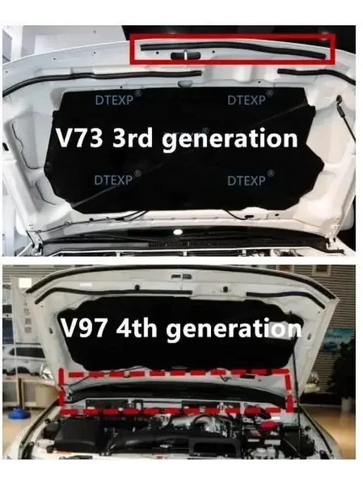 GDDT Резиновое уплотнение для капота Pajero 4th 5902A016 V90, упл, вариант, фото 6