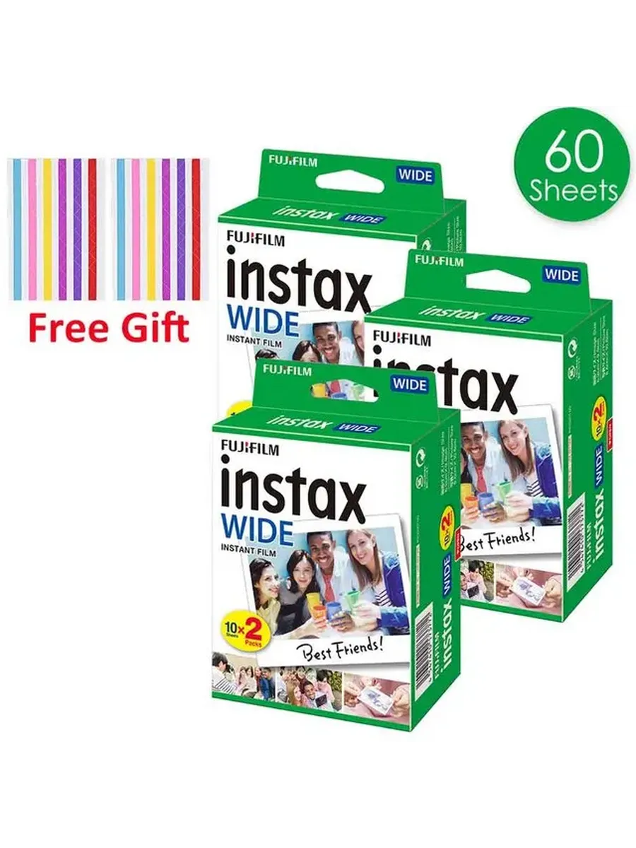FUJIFILM Instax Wide пленка 60 листов, цвет 6