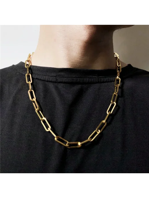 YUMGAN Цепочка из нержавеющей стали ZJ5124-55cmSilver, вариант, фото 3