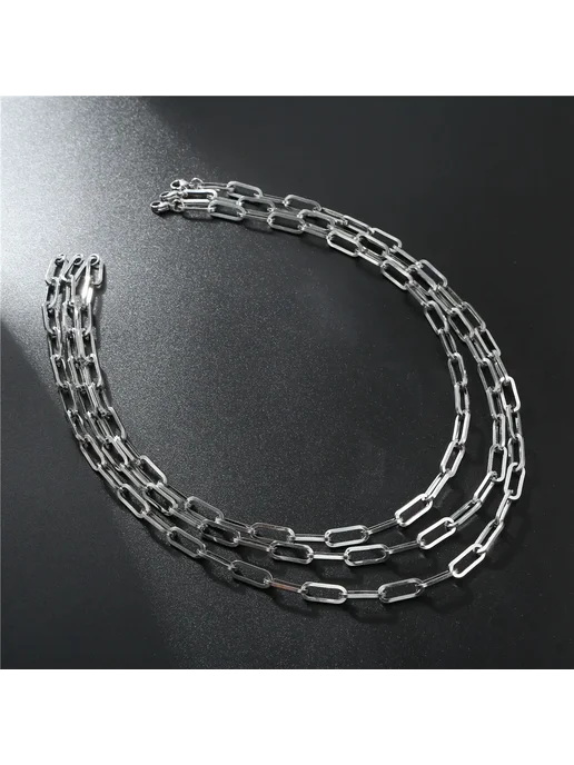 YUMGAN Цепочка из нержавеющей стали ZJ5120-50cmGold, черный, фото 7