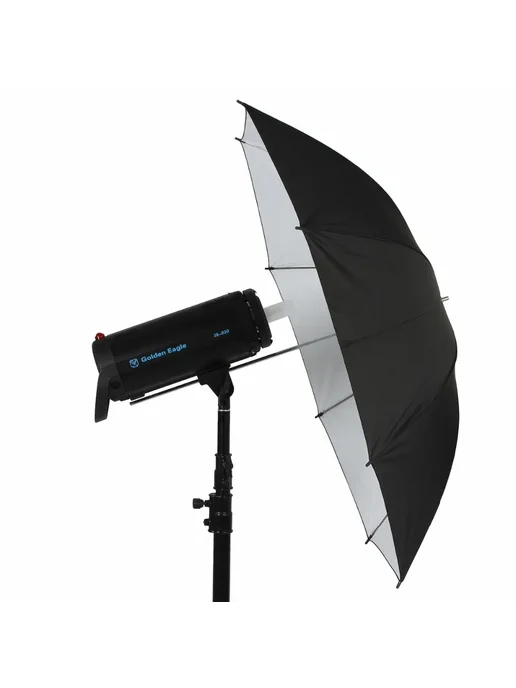 Lapgood Godox 33" черно-белый светоотражающий зонт, 1 шт, 2 шт, серебро, фото 4