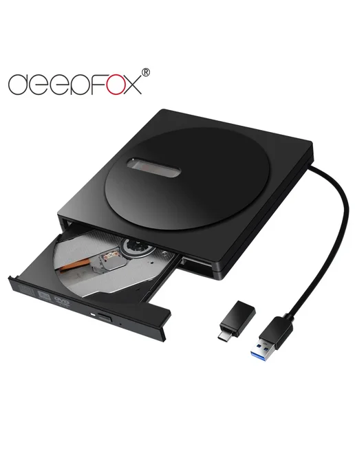 DeepFox внешний CD DVD RW привод Type-c3.0, вариант