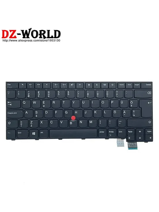 DZ-WORLD Клавиатура Lenovo ThinkPad T460s T470s Black SE Swedish Finn, черный, фото 4