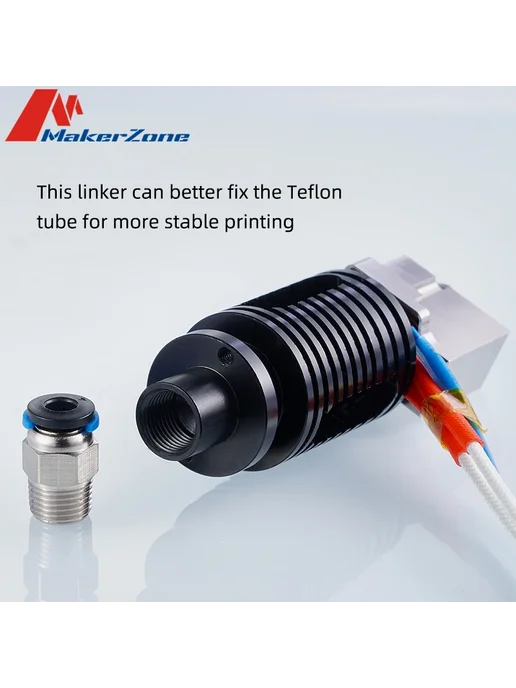 MakerZone J-глава Anycubic Vyper v5 hotend heatsink, черный, фото 3